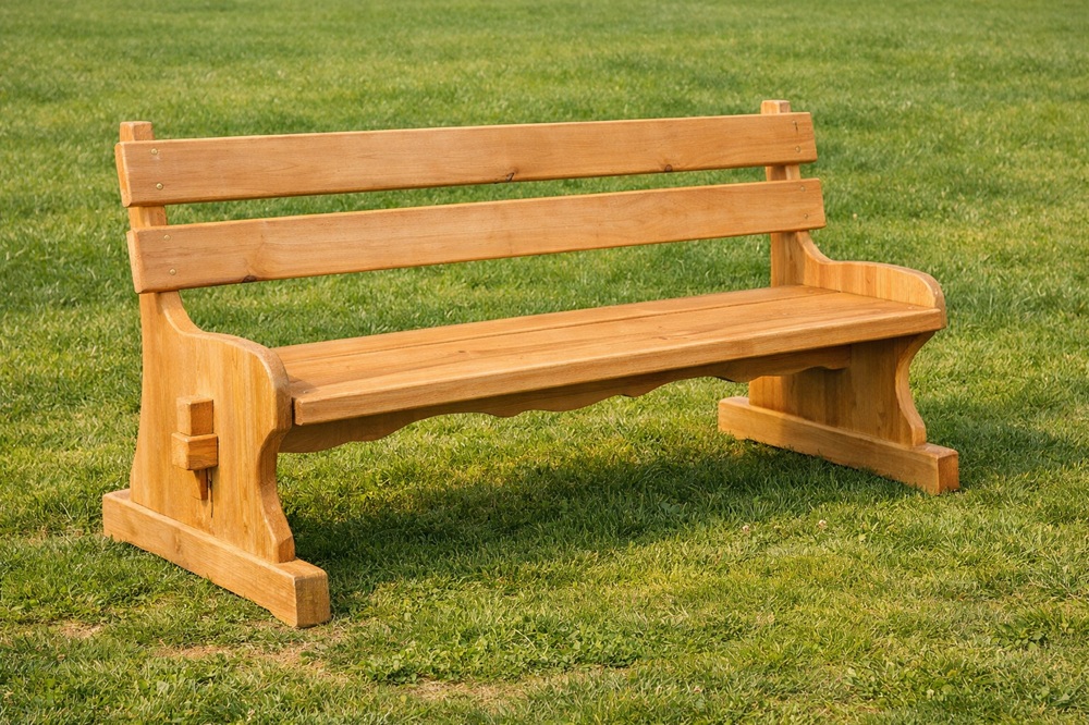 Скамья со спинкой